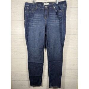 Torrid Womens size 22XT blue skinny jeans denim comfort casual
